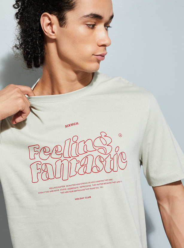 Men Graphic Printed T-shirt